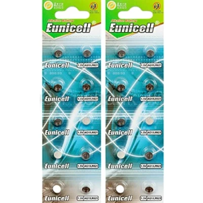 Abbildung von Eunicell AG1 Batterien, flach, 20 Stück