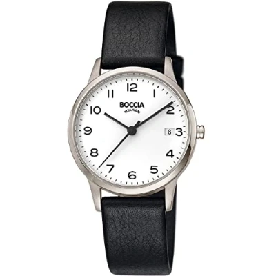 Abbildung von Boccia Quarzuhr Titan Armbanduhr für