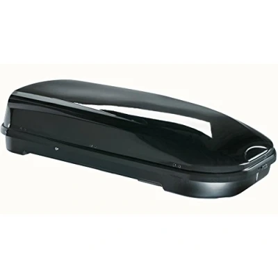 Abbildung von Skibox Dachbox Dachkoffer für Auto Koffer Skikoffer abschließbar VDP FL580 schwarz glänzend 580 Liter