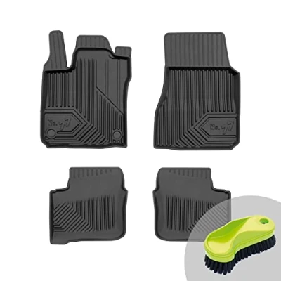 Abbildung von FROGUM No.77 Gummimatten Ganzjahresset von Auto Fußmatten Autofussmatten für Smart Forfour II 2014 2020 Langlebiges TPE Material