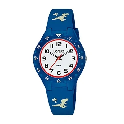Abbildung von Lorus Quarzuhr Kids, RRX49GX9, Armbanduhr, Kinderuhr, Dinosaurier, ideal auch als Geschenk