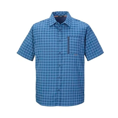 Abbildung von killtec Herren Funktionshemd/Hemd Kurzarm/Outdoorhemd KOS 44 MN WVN SHRT, dunkelblau, XL, 42790 000