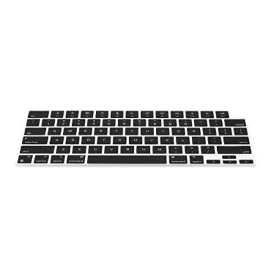 Abbildung von kwmobile Aufbewahrungstasche Silikon Tastaturschutz für Apple MacBook Pro 14&quot; (2021) A2442 (1 tlg), QWERTY US Keyboard Cover Abdeckung Schwarz