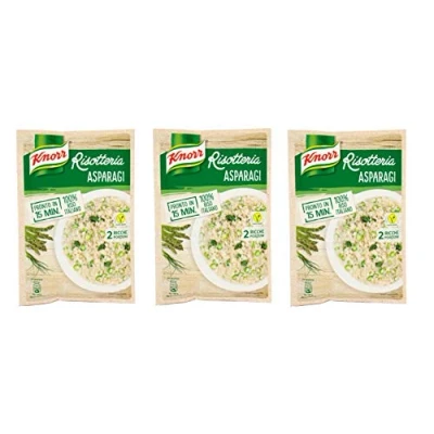 Abbildung von 15x Knorr Risotto Asparagi Reis mit Spargel 175g 100% italienisch Fertiggerichte Reisgerichte