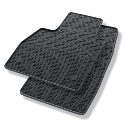 Abbildung von Mossa Gummifußmatten Auto kompatibel mit Renault Kangoo II (2013 2021) schwarz Gummimatten Gummi Fußmatten 2
