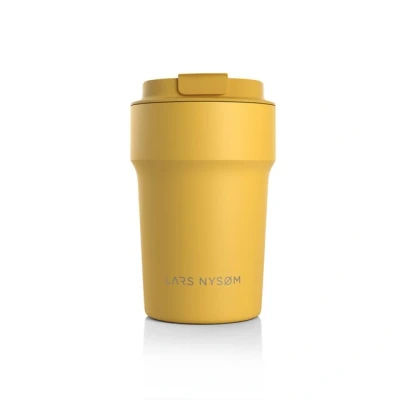 Abbildung von LARS NYSØM Thermobecher Bevægelse, Edelstahl, Auslaufsicherer Travel Mug für Kaffee und Tee unterwegs 380ml 500ml
