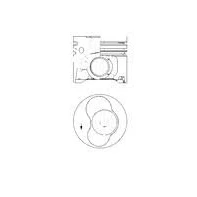 Abbildung von KOLBENSCHMIDT 41092600 Kolben 81,01 VOLKSWAGEN: Touareg I, Transporter 5 Bus, Multivan (7HM