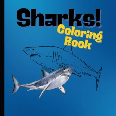 Abbildung von Sharks coloring book for kids: kids ages 3 and up