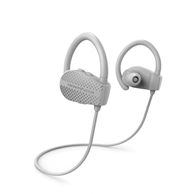 Abbildung von Energy Sistem Earphones Bluetooth Sport 1+ Grau In Ear Ohrhörer Kopfhörer (Bluetooth 5.1, Sprachsteuerung, Secure Fit Befestigungssystem, Schweißfest),