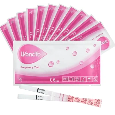 Abbildung von Wondfo Schwangerschaftstest 20x Frühschwangerschaftstest 10mIU/ml Ultra Frühtest Schwangerschaft Pregnancy Test