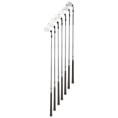 Abbildung von Wilson Staff Golfschläger Eisensatz, Model CB, 4 PW, R Flex, Für Linkshänder, Schaft aus Stahl, 7 teilig, Silber, WGR20004LR