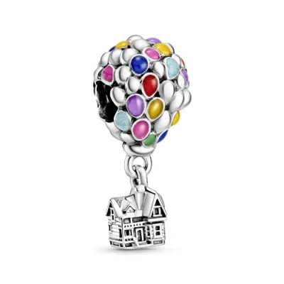 Abbildung von Pandora Disney PIXAR&#039;S UP House &amp; Balloons Charm, Damen, Größe: One Size, Sterling silver