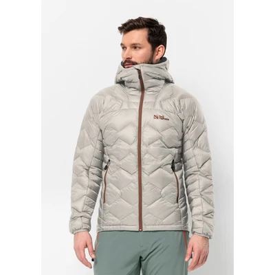 Abbildung von Jack Wolfskin Alpspitze Hoody Daunenjacke, Herren, Größe: Medium, Dove