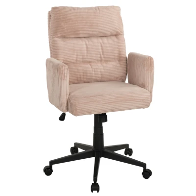 Abbildung von Duo Collection Drehstuhl &quot;Drehstuhl Charly&quot;, 1 St., Cord, Federkern, Wippmechanik, Sitzhöhenverstellung, Sicherheitsdoppelrollen