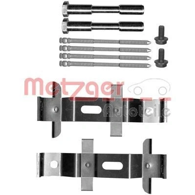 Abbildung von METZGER 109 1894 Zubehörsatz, Scheibenbremsbelag LAND ROVER: Range Rover 3, Sport, 4