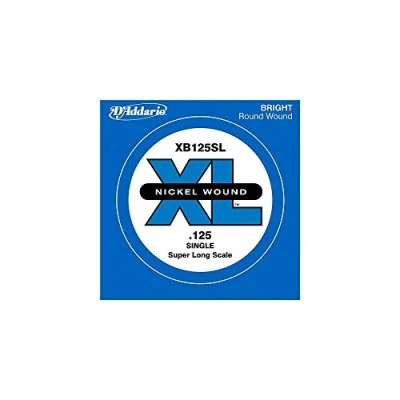 Abbildung von D&#039;Addario XB125SL Nickel (Größe: XL) Wound Bass Einzelsaite Super Long Scale 125