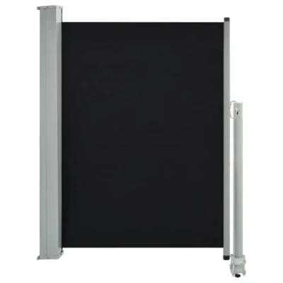 Abbildung von vidaXL Seitenmarkise Ausziehbar 100x300 cm Schwarz Sichtschutz Sonnenschutz
