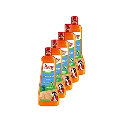 Abbildung von poliboy Laminat Pflege Konzentrat mit Orangenöl 2,5 Liter Laminatreiniger (auch für Kork und Linoleum Kraftvoll/Streifenfrei Made in Germany)