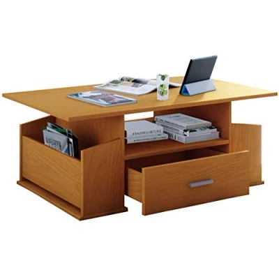 Abbildung von VCM Couchtisch Holz Sofatisch Schublade Junata