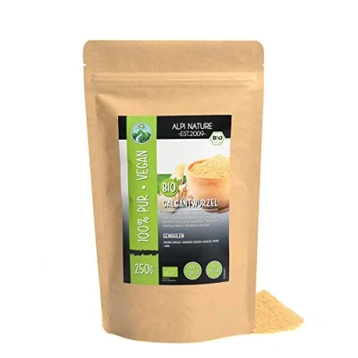 Abbildung von Galgant Pulver BIO 250g von Alpi Nature, Galgantwurzel gemahlen, Gewürz, glutenfrei