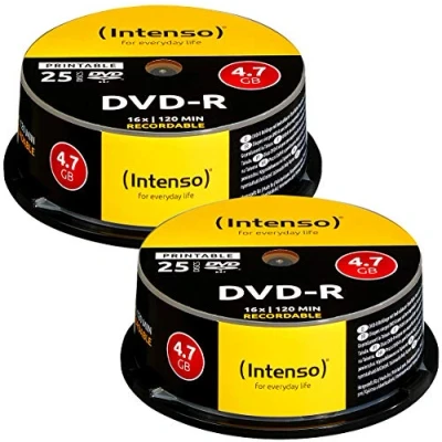 Abbildung von Intenso DVD R 4.7GB 16x Printable, 50er Spindel