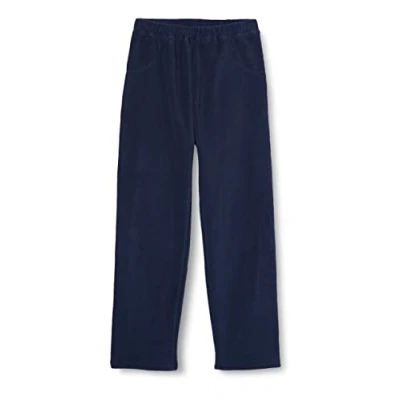 Abbildung von Playshoes Unisex Kinder Fleece Hose Jogginghose, marine, 80