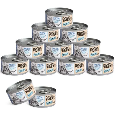 Abbildung von Adult Premium Katzenfutter, Meer, Nassfutter, Getreidefrei, Thunfisch &amp; Lachs, 12x 70g