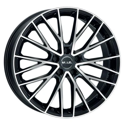 Abbildung von MAK 5 loch 19Zoll 112mm Alufelge speciale schwarz F8590ECBM38VW1X Felge Stahl