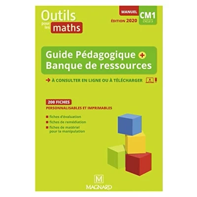 Abbildung von Outils pour les Maths CM1 (2020) Guide pédagogique papier + Banque de ressources à télécharger