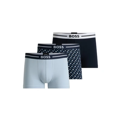 Abbildung von BOSS Trunk 3P Bold Design (Packung, 3 St., 3er) mit Schriftzug