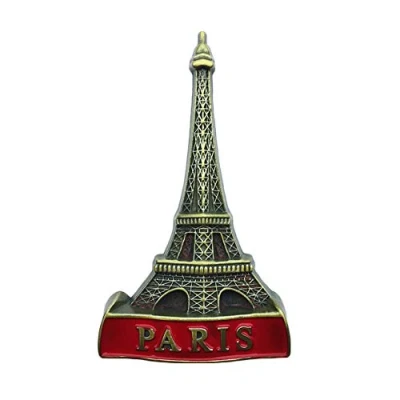 Abbildung von 3D Legierung Paris Frankreich Kühlschrank Magnet Tourist Souvenirs Handmade Metall Handwerk Magnetische Aufkleber Home Küche Dekoration Reise Geschenk