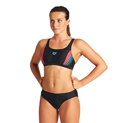 Abbildung von Arena Threefold Bikini, Damen, Größe: 38, Black anguria