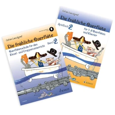 Abbildung von Die fröhliche Querflöte 2 + Spielbuch: (Starterset) mit Online Audio Band von Gefion Landgraf (ISBN 9783795721886, 9783795745974) Soundman Reinigungstuch