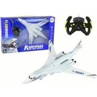 Abbildung von LEAN Toys Spielzeug Flugzeug Passagierflugzeug Fernbedienung Ferngesteuert Modellflugzeug Lenkrad