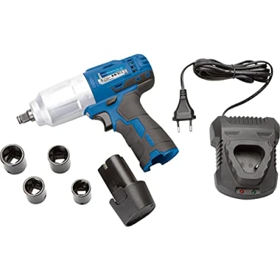 Abbildung von CARTREND 146000 Akku Schlagschrauber Expert, 12 Volt, 2 Ah Akku, 5500 U/Min, inkl. vier Stecknüsse (17/19/21/22 mm), mit Aufbewahrungskoffer