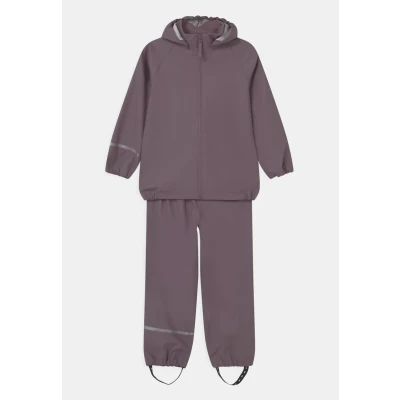 Abbildung von Celavi Rainwear SET Recycle Regenjacke / wasserabweisende Jacke für Kinder, Größe: 110, Moonscape