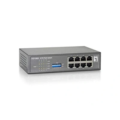 Abbildung von Digital data communication LevelOne FEP 0800 8 FE PoE Switch,90W
