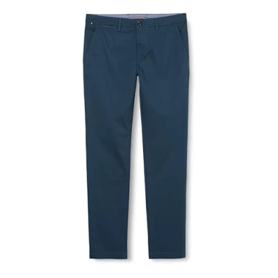 Abbildung von Tommy Hilfiger Herren Chino Bleecker Printed Structure Stretch, Blau (Desert Sky), 32W / 34L