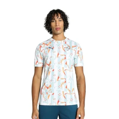 Abbildung von Puma Neymar JR Creativity Sport Tshirt, Herren, Größe: Medium, White/hot heat
