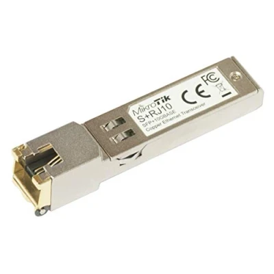 Abbildung von MikroTik S+RJ10 Netzwerk Transceiver Modul 10000 Mbit/s SFP+ metallic