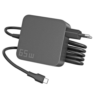Abbildung von ANTWELON 65W USB C Netzteil Laptop Ladekabel für Lenovo Thinkpad X1 Yoga HP Spectre Dell Latitude ASUS Chromebook MacBook Pro Huawei Matebook Wallplug 20V 3,25A TYPEC Ladegerät