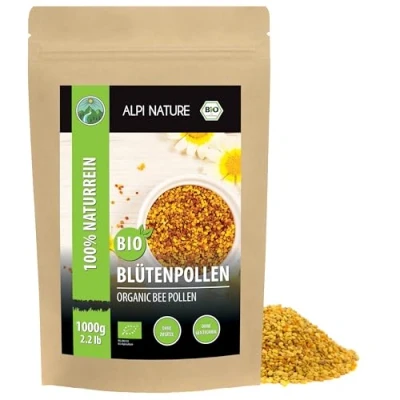 Abbildung von BIO Blütenpollen (1kg), Bienenpollen naturrein, getrocknet, ohne Zusatzstoffe aus Multicolorpollen