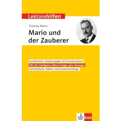 Abbildung von Klett Lektürehilfen Thomas Mann, Mario und der Zauberer: Interpretationshilfe für Oberstufe Abitur