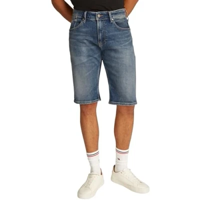 Abbildung von Tommy Jeans Herren Ronnie Bi5154 Dm0dm20948 Shorts Mit 5 Taschen, Denim (Denim Dark), 30W EU