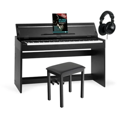 Abbildung von McGrey Digitalpiano DP 18 E Piano 88 gewichtete Tasten mit Hammermechanik (Dual und Split Funktion, 4 St., Inkl. Klavierbank, Kopfhörer Schule), 128 Klänge 600 Begleitrhythmen