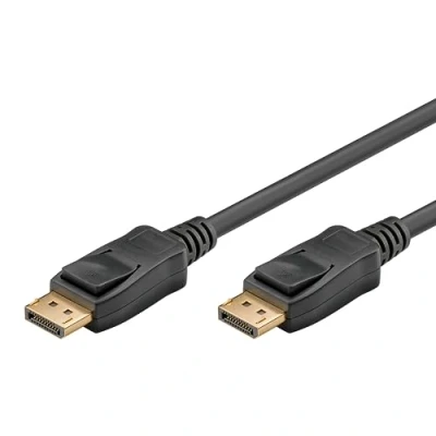 Abbildung von goobay 64849 Displayport Verbindungskabel 2.1 / Signalübertragung mit bis zu 8K @ 60 Hz/VESA Zertifizierung/DisplayPort Stecker auf Stecker/Übertragungsrate 40 Gbit/s 1m