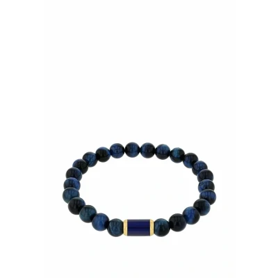 Abbildung von amor Tigerauge Armband, Herren, Größe: 19, Blau