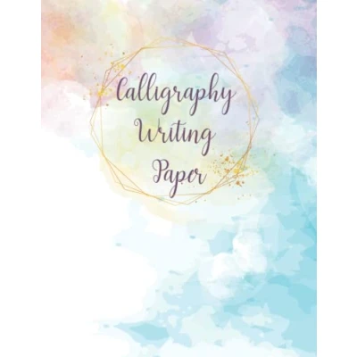 Abbildung von Calligraphy Writing Paper: Hand Lettering and Modern Practice Paper for Artist , Notebook beginners