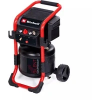 Abbildung von Einhell Kompressor TE AC 240/24 Silent (1500 W, max. 10 bar, 24 L Tank, ölfrei, 240 l/min Ansaugleistung, 70 dB Flüsterkompressor, 2 Manometer, Druckminderer)