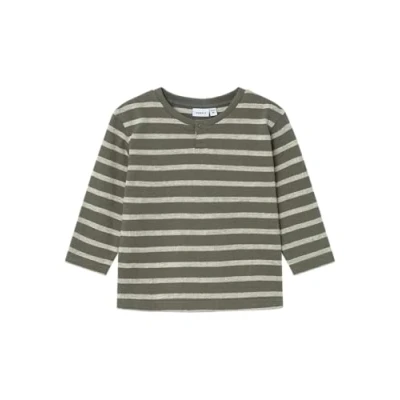 Abbildung von Name it Langen ÄRMELN Strickpullover für Kinder, Größe: 122/128, Tea leaf
